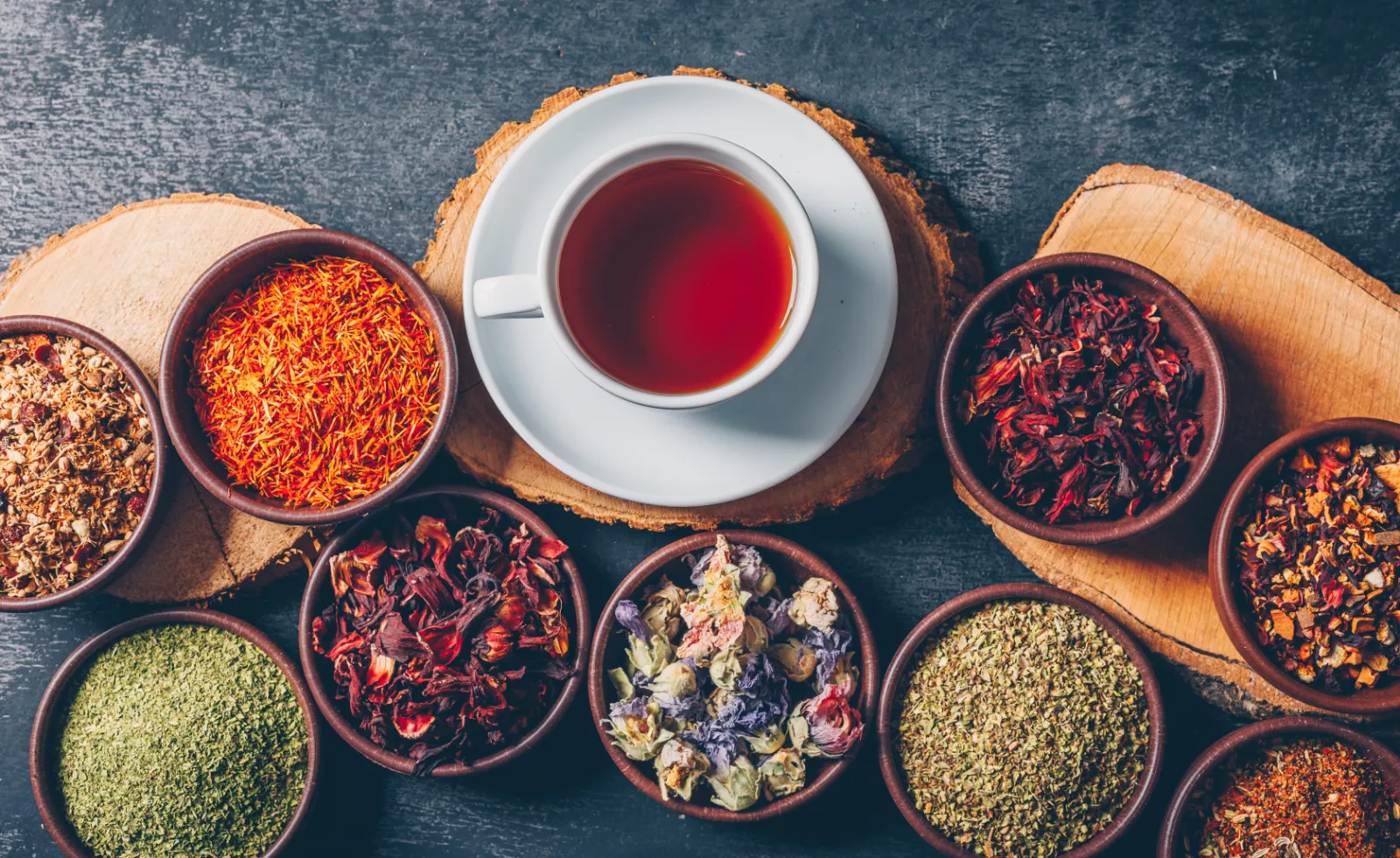 tea and herbs
